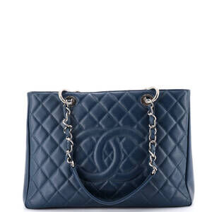 Chanel Grand Shopping Tote Quilted Caviar